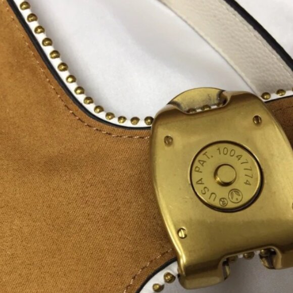 COACH Polished Pebble Tabby Chain Clutch Bag - Picture 9 of 13